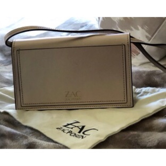 ZAC zac posen rose gold clutch/crossbody - Picture 2 of 4